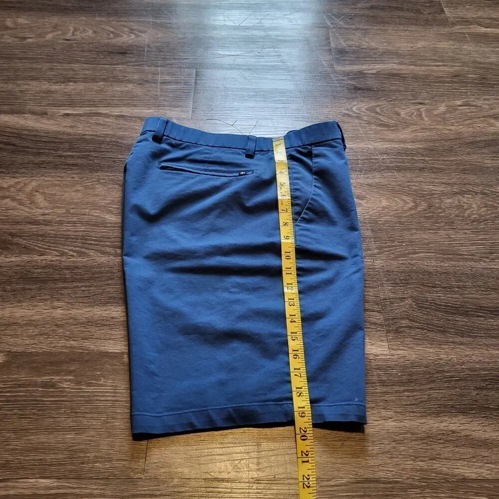 Banana Republic Performance Golf Classic Fit Chino Shorts Navy Size 34